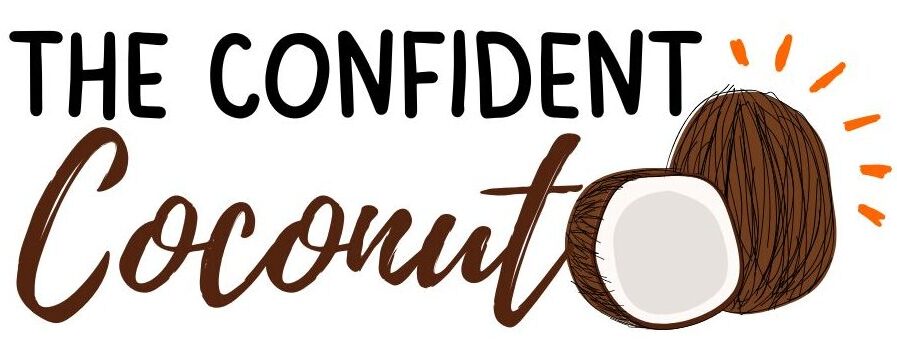 The Confident Coconut logo, solo travel inspiration and adventure © Kate Dana